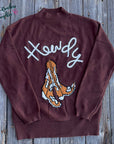 Western Howdy Boot Sweater