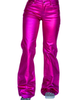 SIGNATURE TROUSERS - FUCHSIA METALLIC