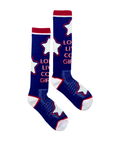 Long Live Cowgirls Red/Blue Performance Socks