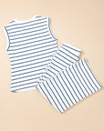 Stripe Top and Pants Set