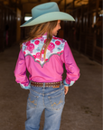 *YOUTH* OH HAPPY DAY PERFORMANCE RODEO SHIRT