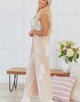 Luciana Ribbed Side Pocket Wide Leg Jumpsuit