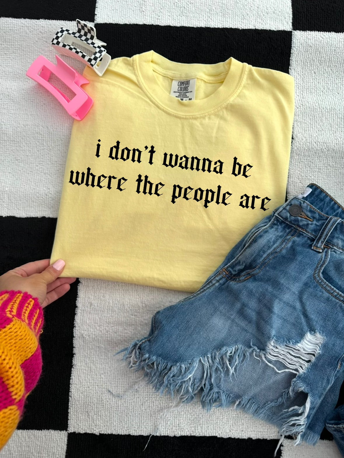 I don&#39;t want to be where the people are tee or sweatshirt