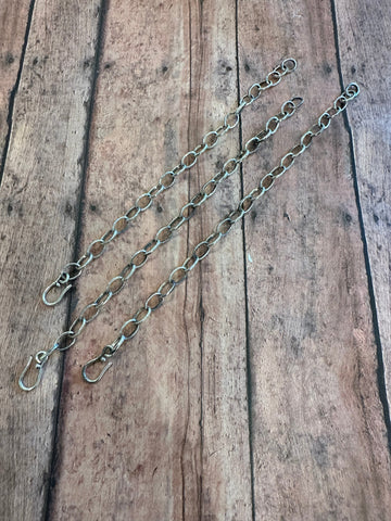 Handmade Sterling Silver Charm Chain Bracelets