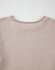 Ava Colorblock Exposed Seam Sweater