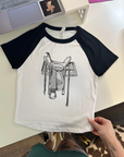 Saddle Up Baby Tee