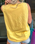 Sun Sleeveless Graphic Tank Top