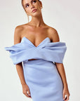 Lavender Scuba Mini Dress