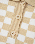 Elaina Checkered Sweater