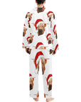 Highland Christmas Cow Men's Western Pajama Set