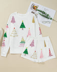 Christmas Tree Top and Shorts Pajama Set