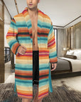 Southwestern Serape Men's Bath Robe