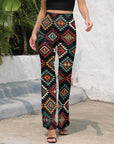 Colorful Aztec Flare Pants
