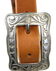 Pro Series 1 5/8" Extra Heavy Harness Slit Ear Headstall with Classic Hardware