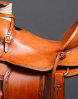 HILASON Western Horse Wade Saddle American Leather Ranch Roping Tan | Hand Tooled & For Horses