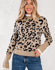 Amelia Ribbed Detail Cuffed Sweater