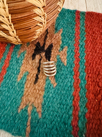Navajo Sterling Silver Ear Cuff