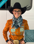 TURQUOISE BLOSSOM WILD RAG