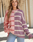Araya Stripe Oversized Sweater