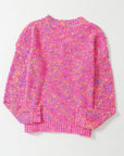Confetti Knit V-Neck Sweater