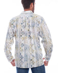 Men's L/s Batik Popover Shirt - 5269