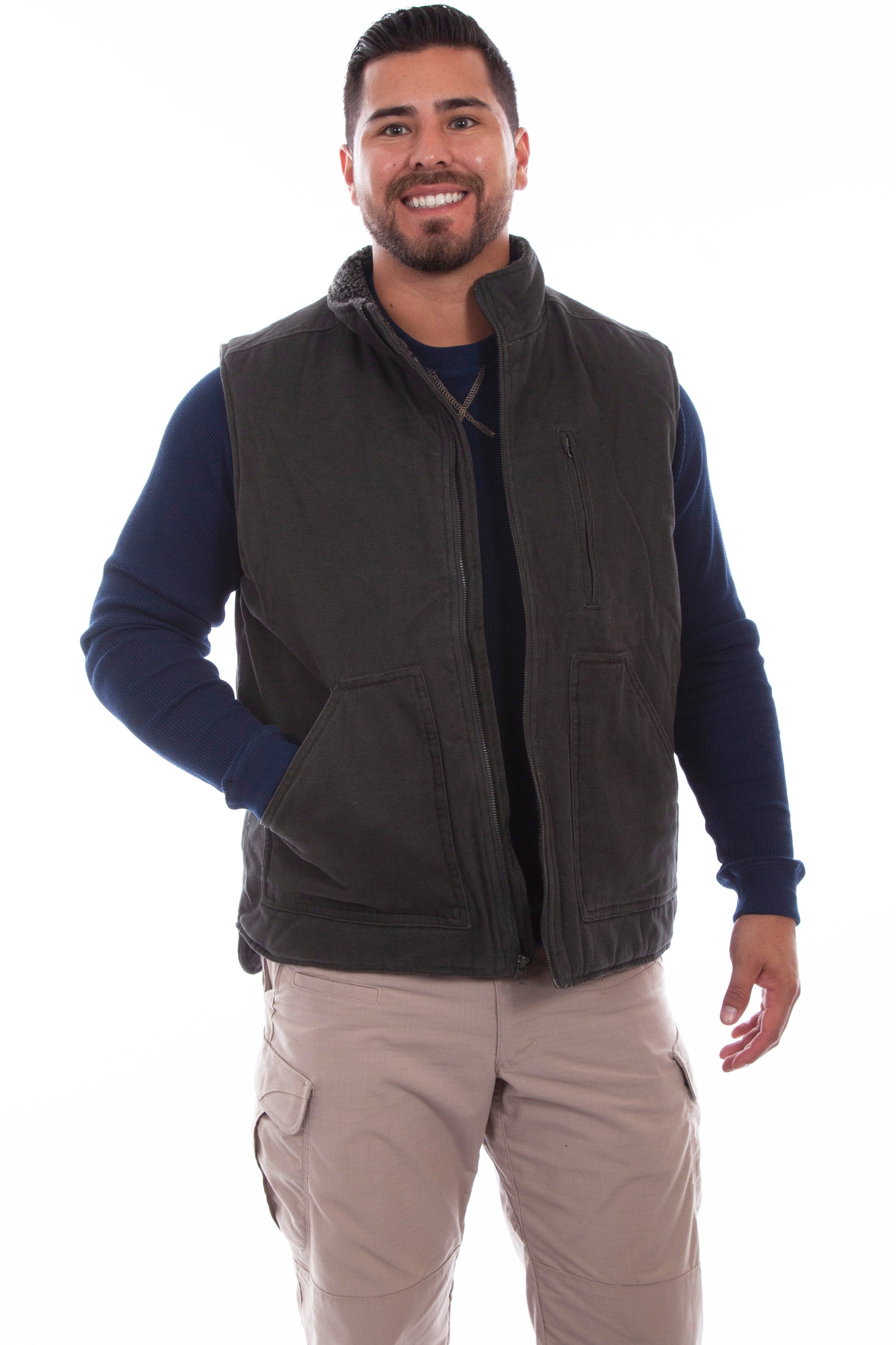 Men&#39;s Canvas Vest - 5272