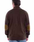 Pullover Quarter Zip/button Sweater - 5278