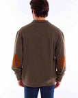 Pullover Quarter Zip/button Sweater - 5278