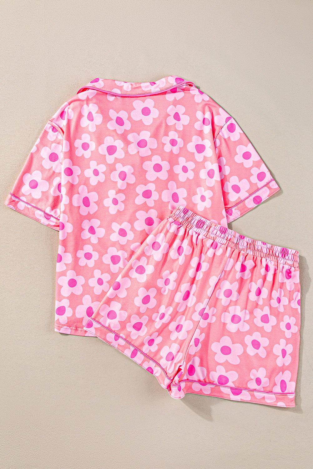 Floral Top and Shorts Pajama Set