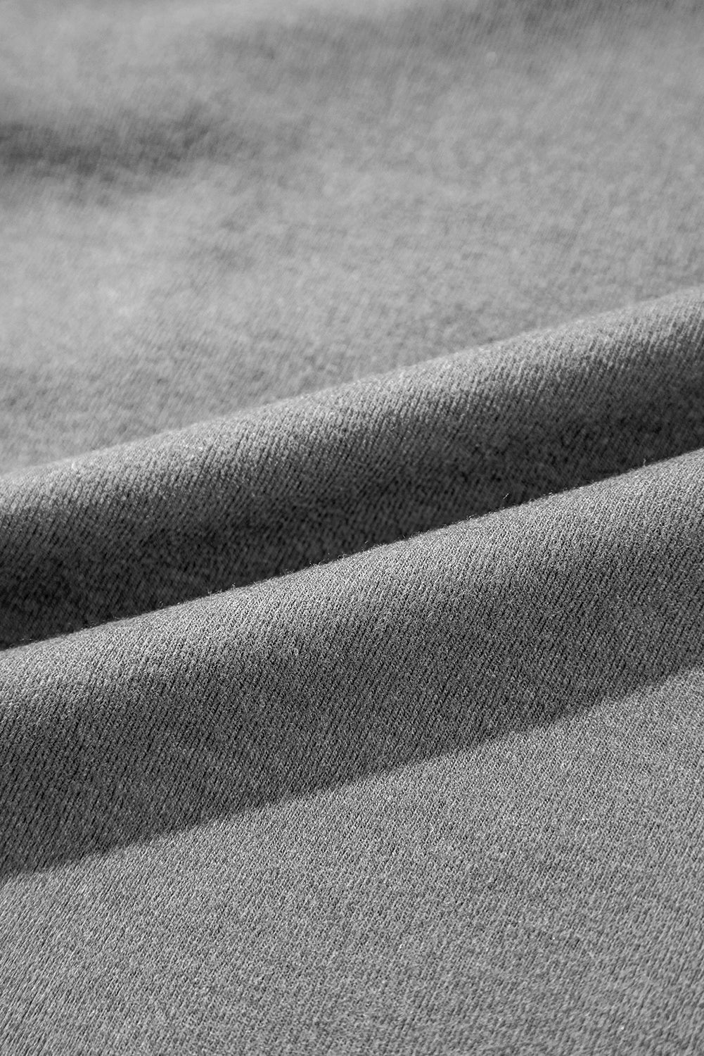 Solid Reverse Seam Crew Neck Long Sleeve Top