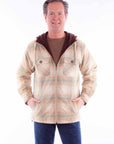 Sherpa Lined Corduroy Hoodie - 5355