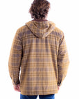 Sherpa Lined Corduroy Hoodie - 5356