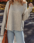 Isabella High Drop Shoulder Sweater