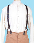 1" Leather Suspenders 48" Long - 540765
