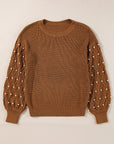 Evelyn Beaded Drop Shoulder Sweater