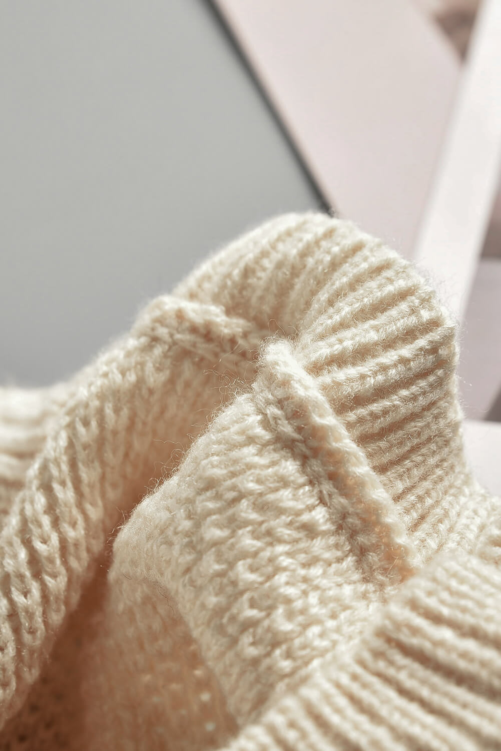 Jianna Netted Texture Pullover Sweater