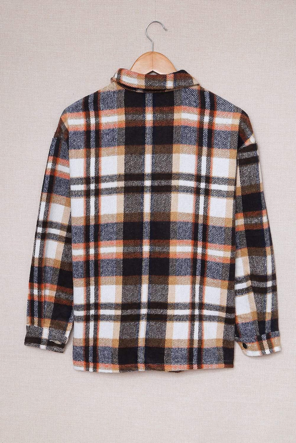 Plaid Chest Pocket Buttoned Shacket