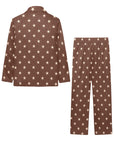 Cute Highland Stars Girl's Western Pajama Set