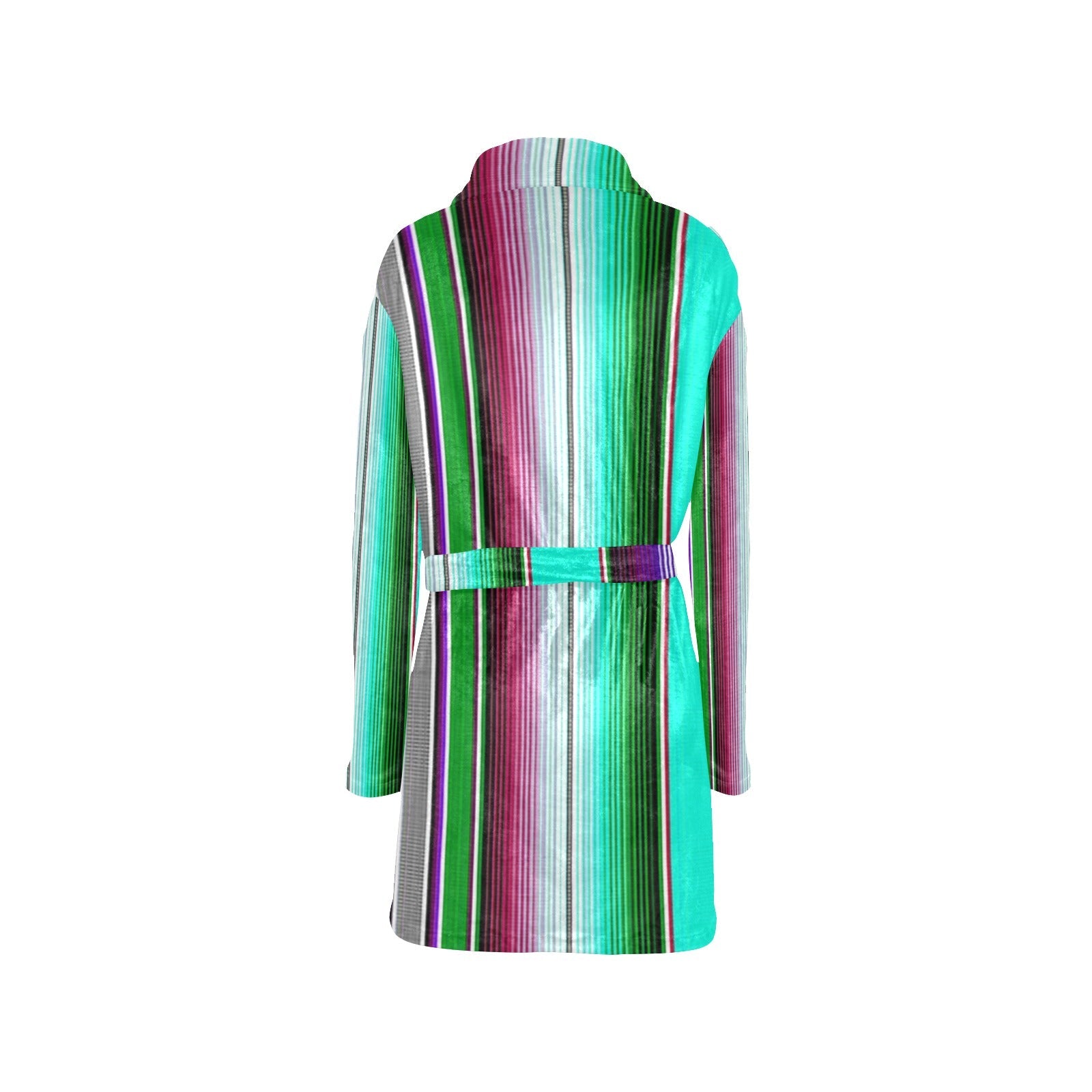 Turquoise Serape Women&#39;s Western Bath Robe