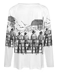 Baha Ranch Western Ranching Long Sleeve Top