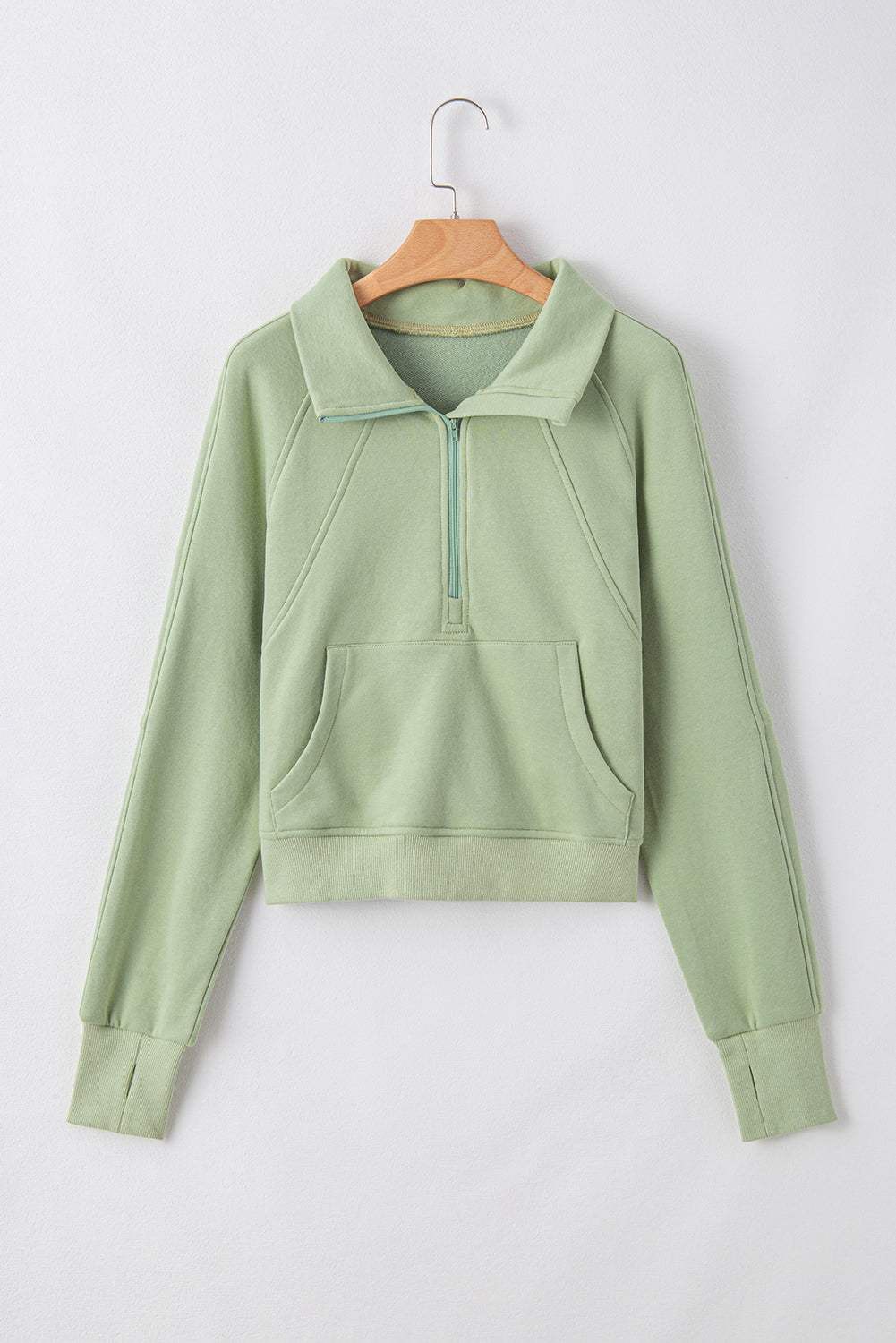 Fleece Lined Zip-Up Sweatshirt