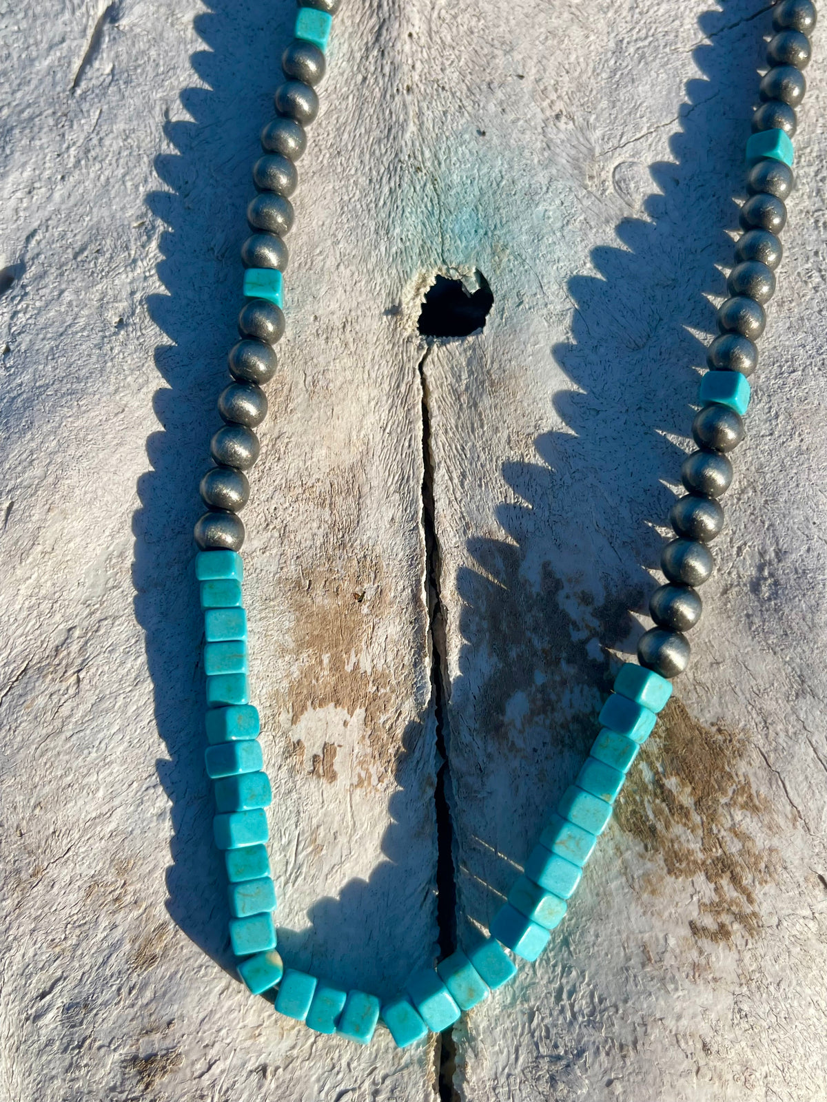 TUMBLING TURQUOISE NECKLACE