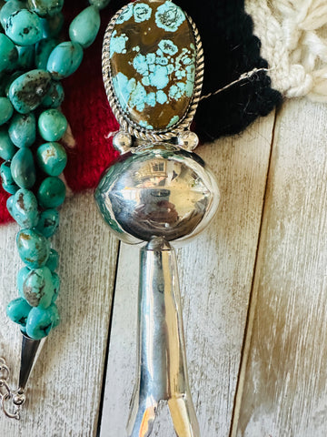 Vintage Navajo Turquoise & Silver Necklace | Old Pawn Blossom Jewelry