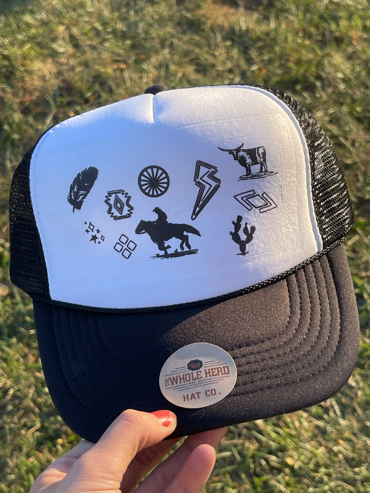 Western Symbols Trucker Hat