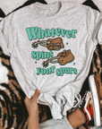 Spins Your Spurs TEE or CREWNECK