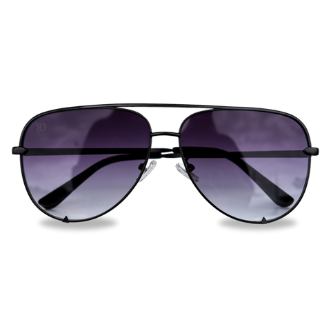 CARSON AVIATOR SUNGLASSES | RD (black gray)