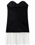 Strapless Velvet Dress