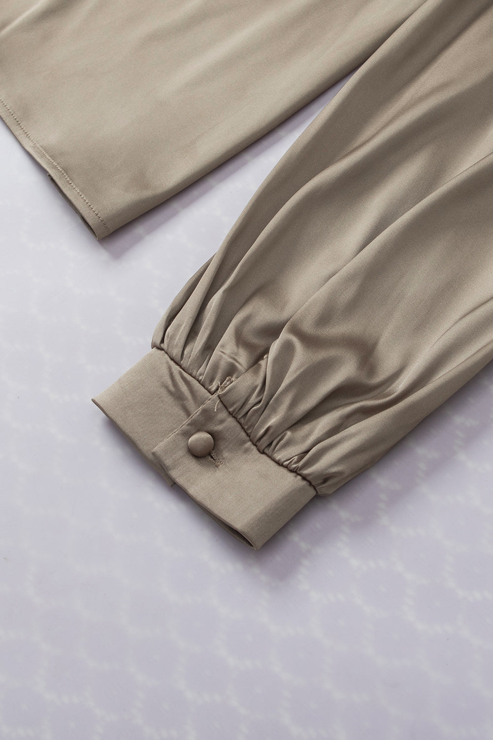 Madison Half Jacquard Satin Blouse