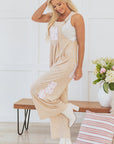 Luciana Ribbed Side Pocket Wide Leg Jumpsuit