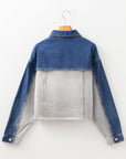 Kikki Detail Distress Denim Jacket